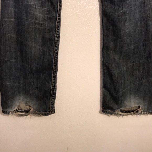 Used Men’s size 36R Manchester aged Jeans - Picture 8 of 8